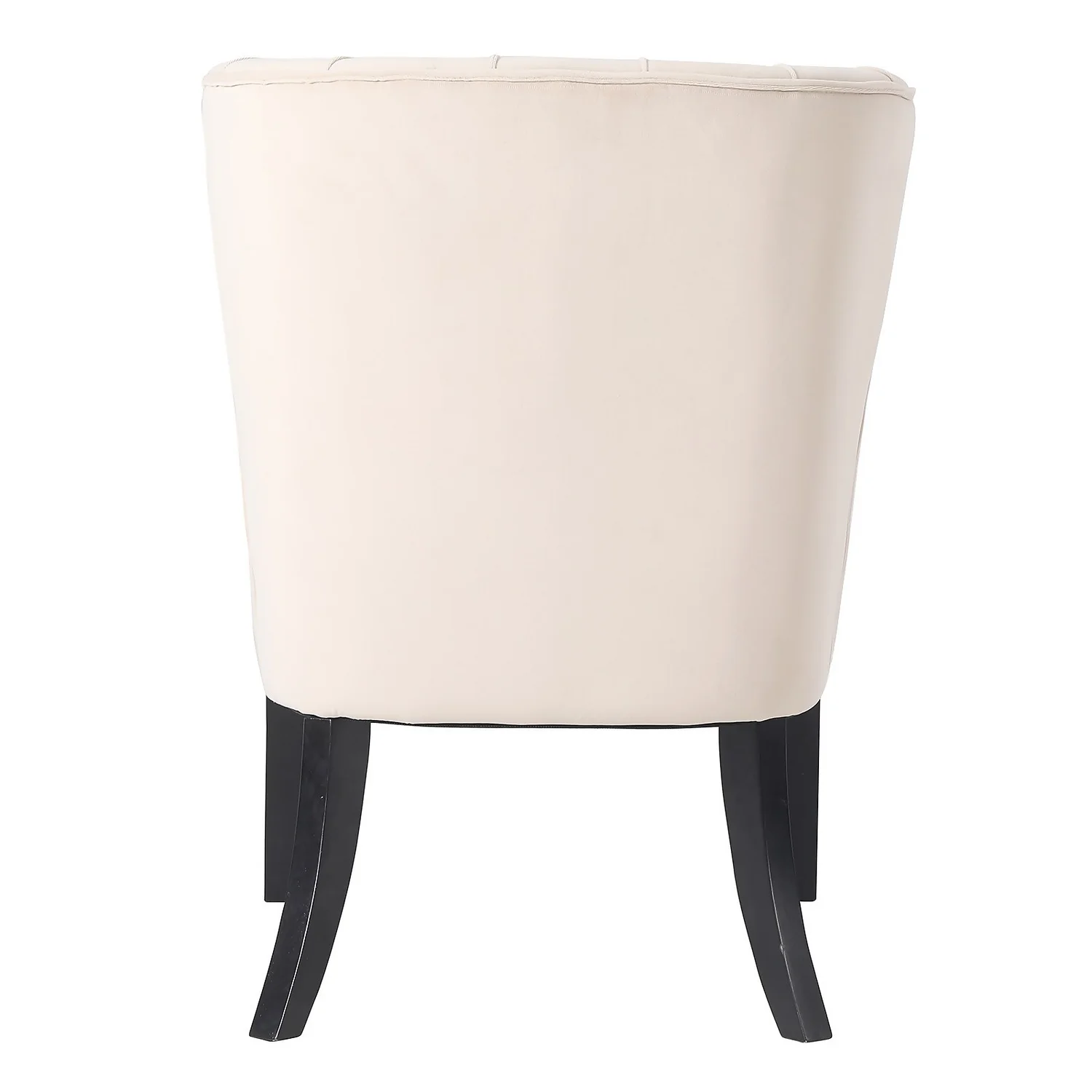 Sadie Velvet Accent Chair - Ivory 7 Sadie Velvet Accent Chair - Ivory - Image 5