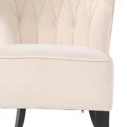 Sadie Velvet Accent Chair - Ivory 16 Sadie Velvet Accent Chair - Ivory -Optimal Furniture Store 13223762 4404927512171000