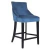 Annabelle Velvet Bar Stool - Navy -Optimal Furniture Store 13223768 6124927306470291