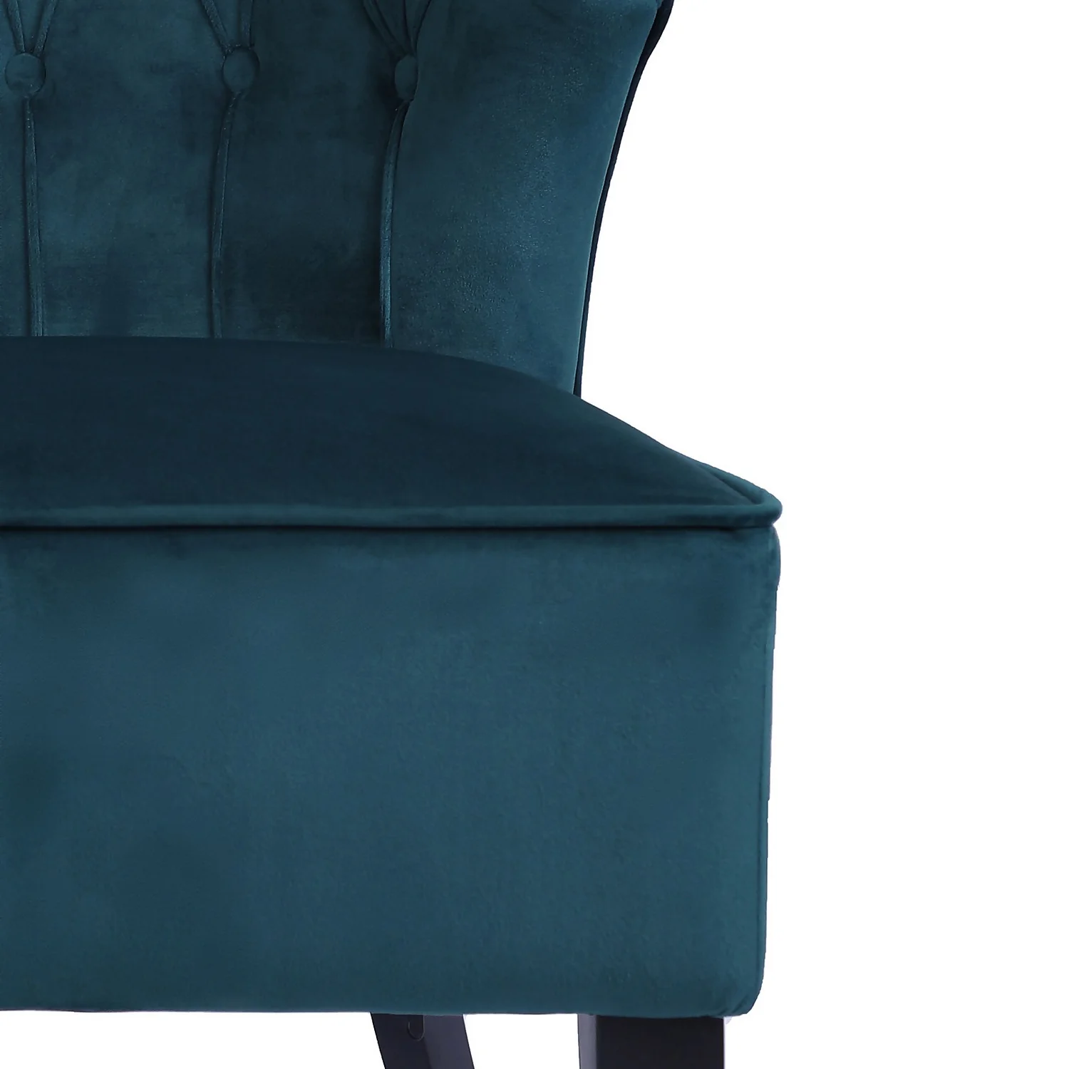 Sadie Velvet Accent Chair - Aegean Blue 10 Sadie Velvet Accent Chair - Aegean Blue - Image 8