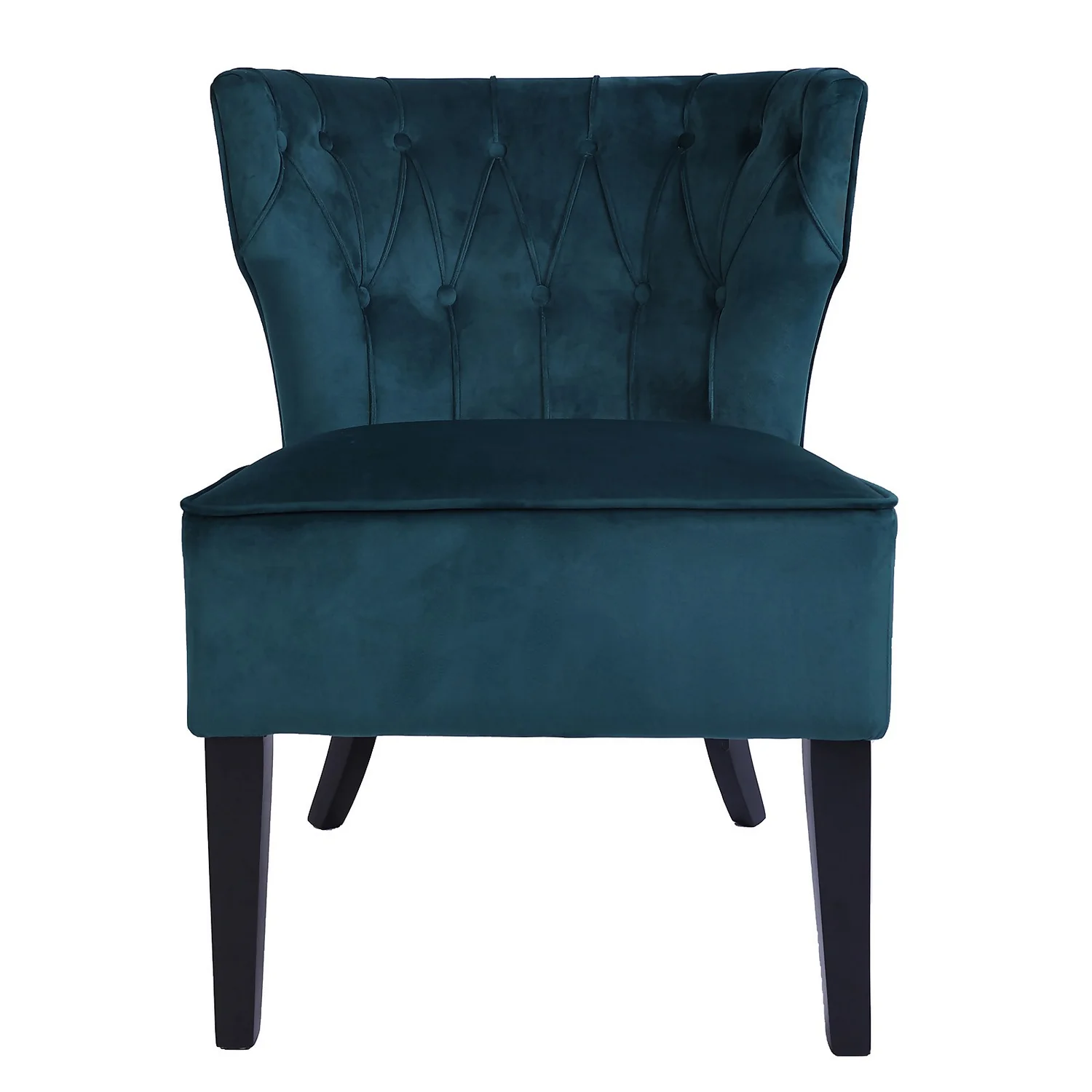 Sadie Velvet Accent Chair - Aegean Blue 5 Sadie Velvet Accent Chair - Aegean Blue - Image 3