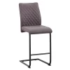 Skelby Faux Leather Bar Stool - Elephant Grey -Optimal Furniture Store 13244357 1884931414340174