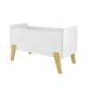 Kids Open Toy Chest - White & Natural