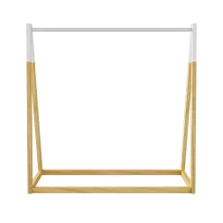 Kids A-Frame Clothes Rail - Natural & White -Optimal Furniture Store 13277679 1004929069136773