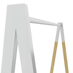 Kids A-Frame Clothes Rail - Natural & White -Optimal Furniture Store 13277679 1994929069199977