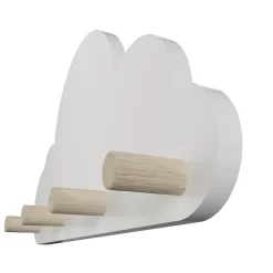 Kids Cloud Shelf With Hooks -Optimal Furniture Store 13277680 1774928017824489