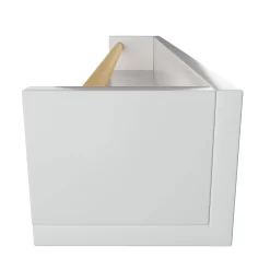 Kids Storage Rail Bookshelf - White & Natural 11 Kids Storage Rail Bookshelf - White & Natural -Optimal Furniture Store 13277681 6084928016567546