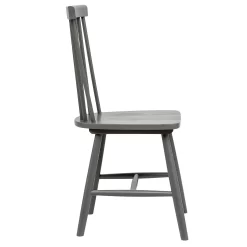 The Spindle Chair - Set Of 2 - Charcoal -Optimal Furniture Store 13460767 1254940701739700