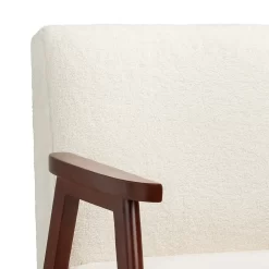 Alex Mid Century Boucle Armchair - Cream 14 Alex Mid Century Boucle Armchair - Cream -Optimal Furniture Store 13514415 1114964543331504