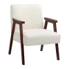 Alex Mid Century Boucle Armchair - Cream -Optimal Furniture Store 13514415 1334964543176587