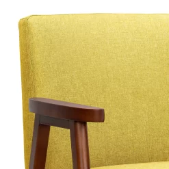 Alex Mid Century Armchair - Ochre -Optimal Furniture Store 13514419 9334963831694997