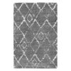Deluxe Berber Shaggy Rug - Light Grey & White - 120x160cm -Optimal Furniture Store 13528461 5584941738507996