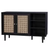 Kubu Rattan Sideboard - Black -Optimal Furniture Store 13633735 1554974679637040