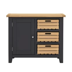 Ashstead Small Sideboard - Oak & Charcoal -Optimal Furniture Store 13642198 1535045743886223