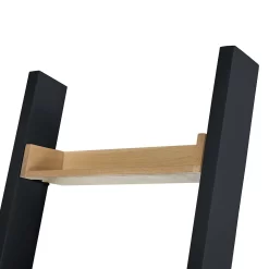 Ashstead Ladder Shelf - Oak & Charcoal -Optimal Furniture Store 13642205 1954953455330568