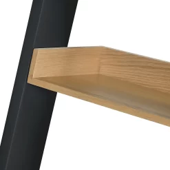 Ashstead Ladder Shelf - Oak & Charcoal -Optimal Furniture Store 13642205 2054953455481723