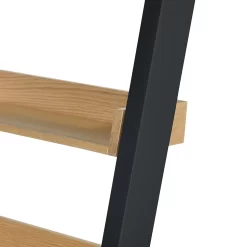 Ashstead Ladder Shelf - Oak & Charcoal -Optimal Furniture Store 13642205 7594953455251977