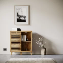 Erik Slatted Petite Sideboard -Optimal Furniture Store 13642846 7774967648191698