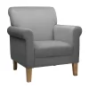 Carlotta Armchair - Grey -Optimal Furniture Store 13644165 1764977270737283