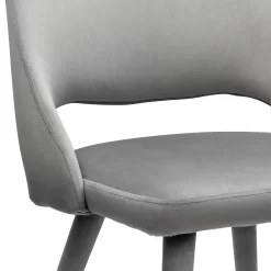 Oliver Upholstered Dining Chairs - Set Of 2 - Grey -Optimal Furniture Store 13644173 1044965386562153