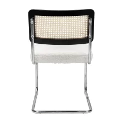 Rory Rattan Back Dining Chair - Set Of 2 - Cream -Optimal Furniture Store 13644185 1154997056788822