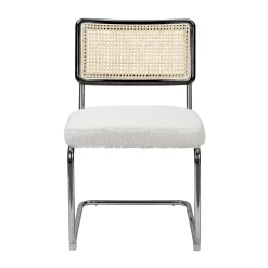 Rory Rattan Back Dining Chair - Set Of 2 - Cream -Optimal Furniture Store 13644185 1374997056735833