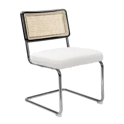 Rory Rattan Back Dining Chair - Set Of 2 - Cream -Optimal Furniture Store 13644185 9824997056663758
