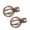 Rothley Baroque 25mm Cage Orb Curtain Pole Finials (Pair) - Antique Copper -Optimal Furniture Store 13712261 2104976257632009