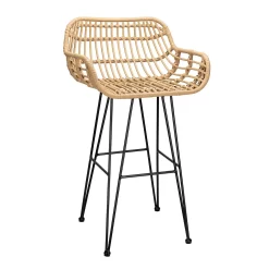 Ronnie Rattan Bar Stool - Set Of 2 -Optimal Furniture Store 13863935 2125001688266576