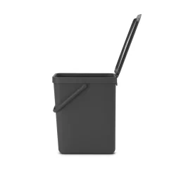 Brabantia Sort & Go Waste Bin - 25L - Grey -Optimal Furniture Store 13907252 1964992600276516