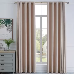 Extendable Curtain Pole With Cage Ball Finial - Brass -Optimal Furniture Store 13909289 1434987948183572