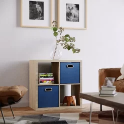 Clever Cube Fabric Insert - Set Of 2 - Steel Blue -Optimal Furniture Store 13911397 1694981912885182