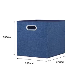 Clever Cube Fabric Insert - Set Of 2 - Steel Blue -Optimal Furniture Store 13911397 2654981913057490
