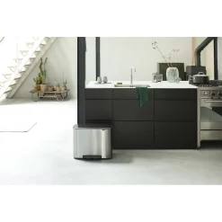 Brabantia Bo Pedal Bin, 36L, Matt Steel Fingerprint Proof 9 Brabantia Bo Pedal Bin, 36L, Matt Steel Fingerprint Proof -Optimal Furniture Store 13934438 1094978559349498