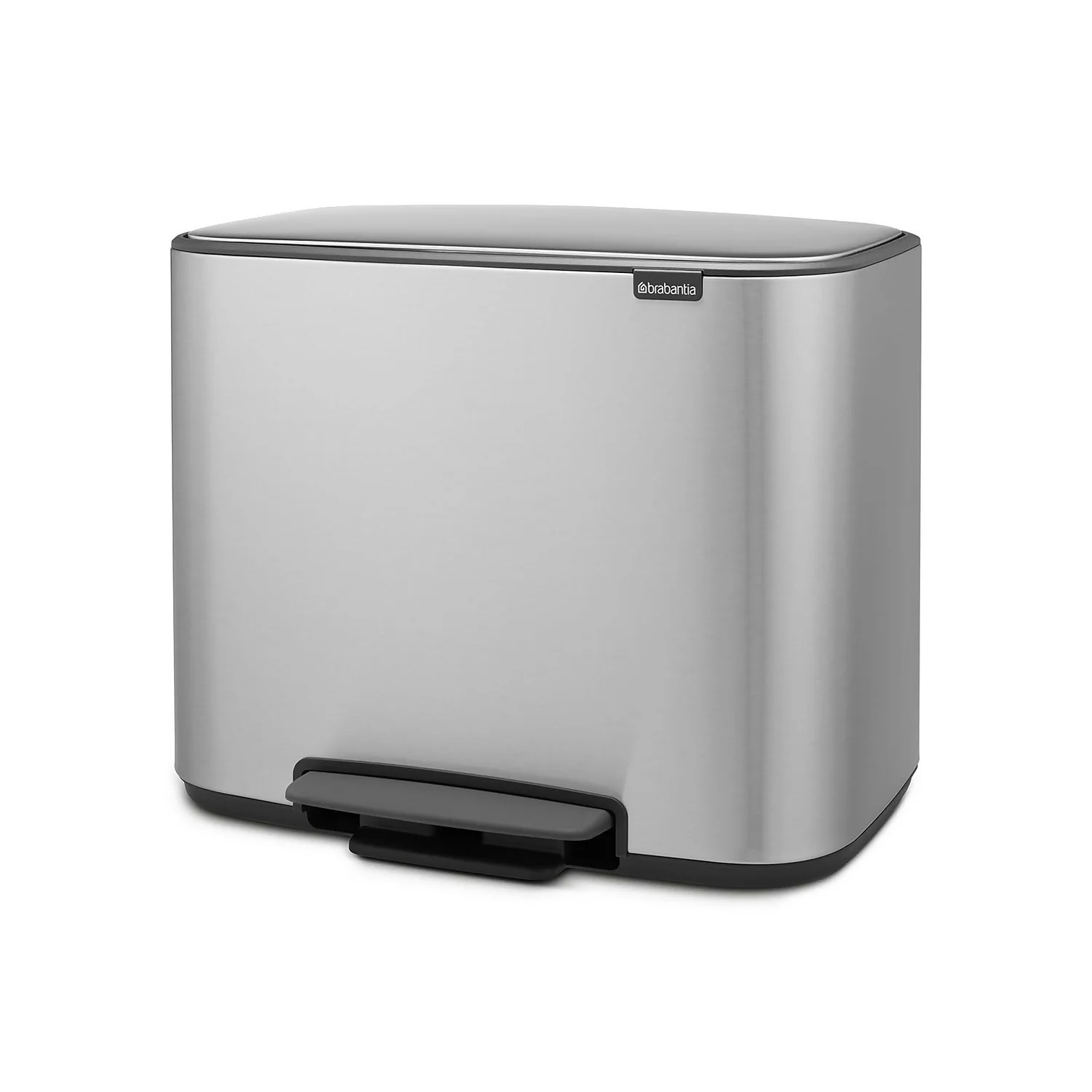 Brabantia Bo Pedal Bin, 36L, Matt Steel Fingerprint Proof 5 Brabantia Bo Pedal Bin, 36L, Matt Steel Fingerprint Proof - Image 3
