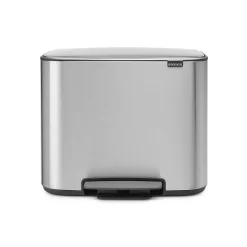 Brabantia Bo Pedal Bin, 36L, Matt Steel Fingerprint Proof