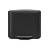 Brabantia Bo Pedal Bin, 11 + 23L, Matt Black -Optimal Furniture Store 13934440 1384978559039721