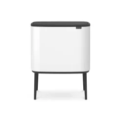 Brabantia Bo Touch Bin, 11 + 23L, White
