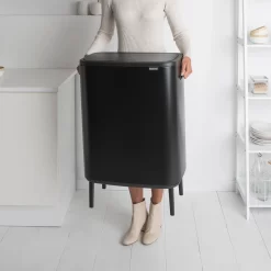 Brabantia Bo Touch Bin Hi, 60L, Matt Black -Optimal Furniture Store 13934448 5525036392640874
