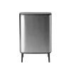 Brabantia Bo Touch Bin Hi, 60L, Matt Steel Fingerprint Proof -Optimal Furniture Store 13934449 1134978559133345