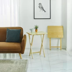 Wooden Folding Table - Natural -Optimal Furniture Store 13954127 1095012830606506