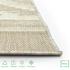 Recycled Diamond Rug - Natural - 60x230cm -Optimal Furniture Store 14015897 5595006088557652