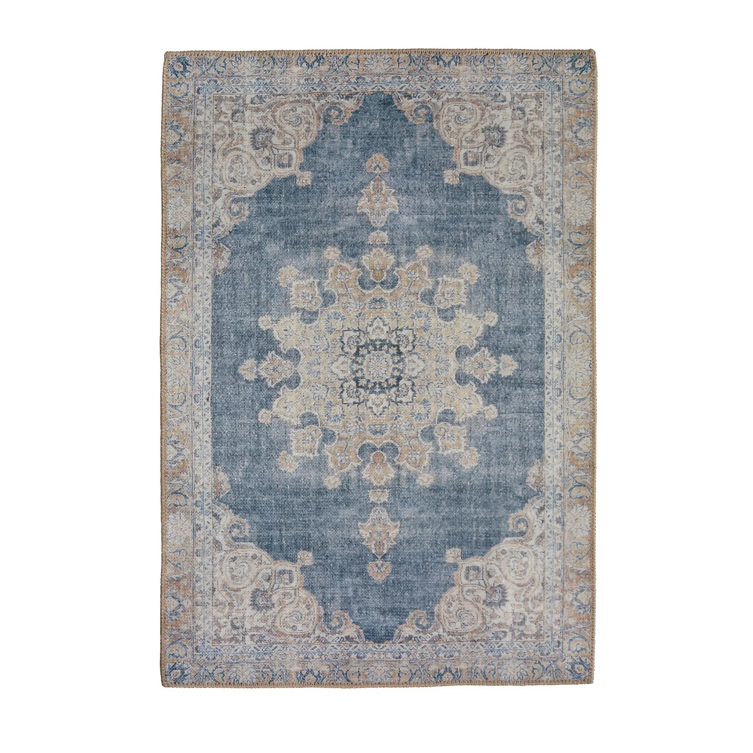Opal Medallion Rug Navy 135x195cm 3 Opal Medallion Rug Navy 135x195cm