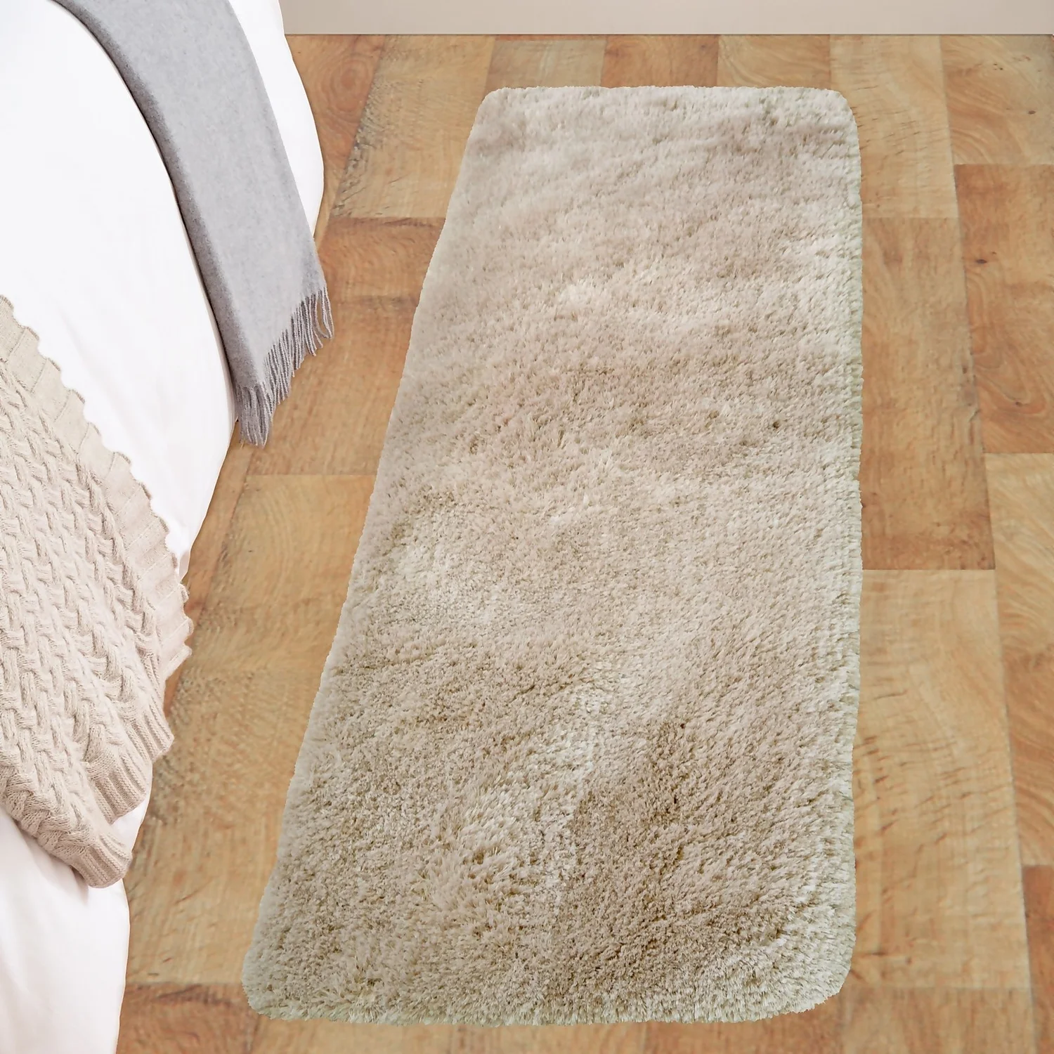 Soft Washable Rug - Champagne - 67x180cm 4 Soft Washable Rug - Champagne - 67x180cm - Image 2