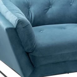 The Snuggler Button Chair - Aegean Blue -Optimal Furniture Store 14202654 9535045747782599