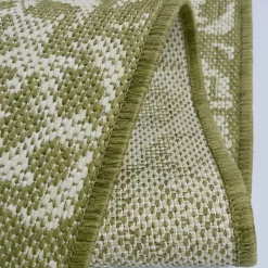 Indoor Outdoor Tile Rug - Green - 133x190cm -Optimal Furniture Store 14758877 1525053511124000