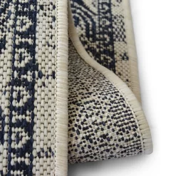 Indoor Outdoor Medallion Rug - Navy - 120x170cm -Optimal Furniture Store 14758898 4655053510042281