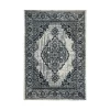 Indoor Outdoor Medallion Rug - Navy - 160x230cm