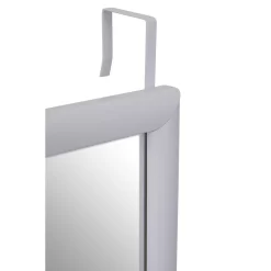 Over Door Hanging Mirror - White - 33.5x124cm -Optimal Furniture Store 14820923 1085058438943689