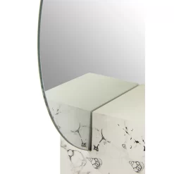 Mimo White Marble Effect Mirror -Optimal Furniture Store 14820936 6145058439044177